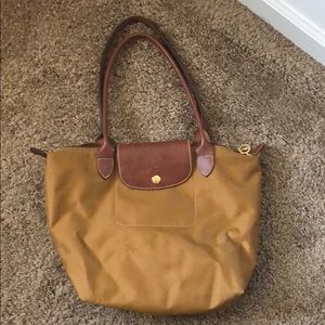 Longchamp Le Pliage Sand Shoulder Tote